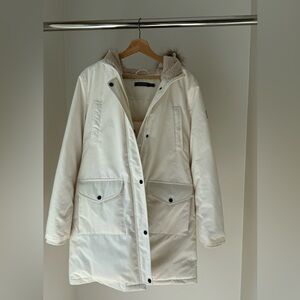 White winter jacket